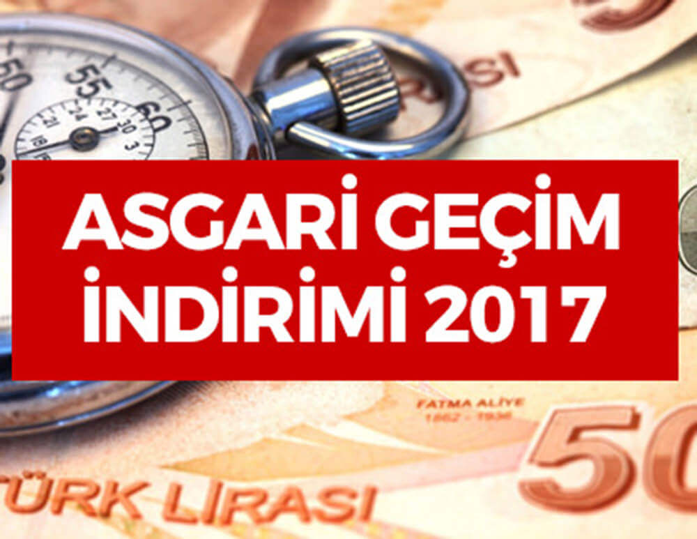 Asgari Geçim İndirimi AGİ 2017 1
