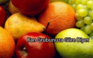 Kan grubuna göre diyet