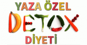Yaza Özel Detoks Diyeti