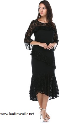 dantelli elbise modelleri 2019 1